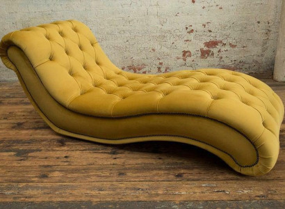 Chesterfield Chaise Longues Sofa Lounger Chaise Club Relax Loungers Leather